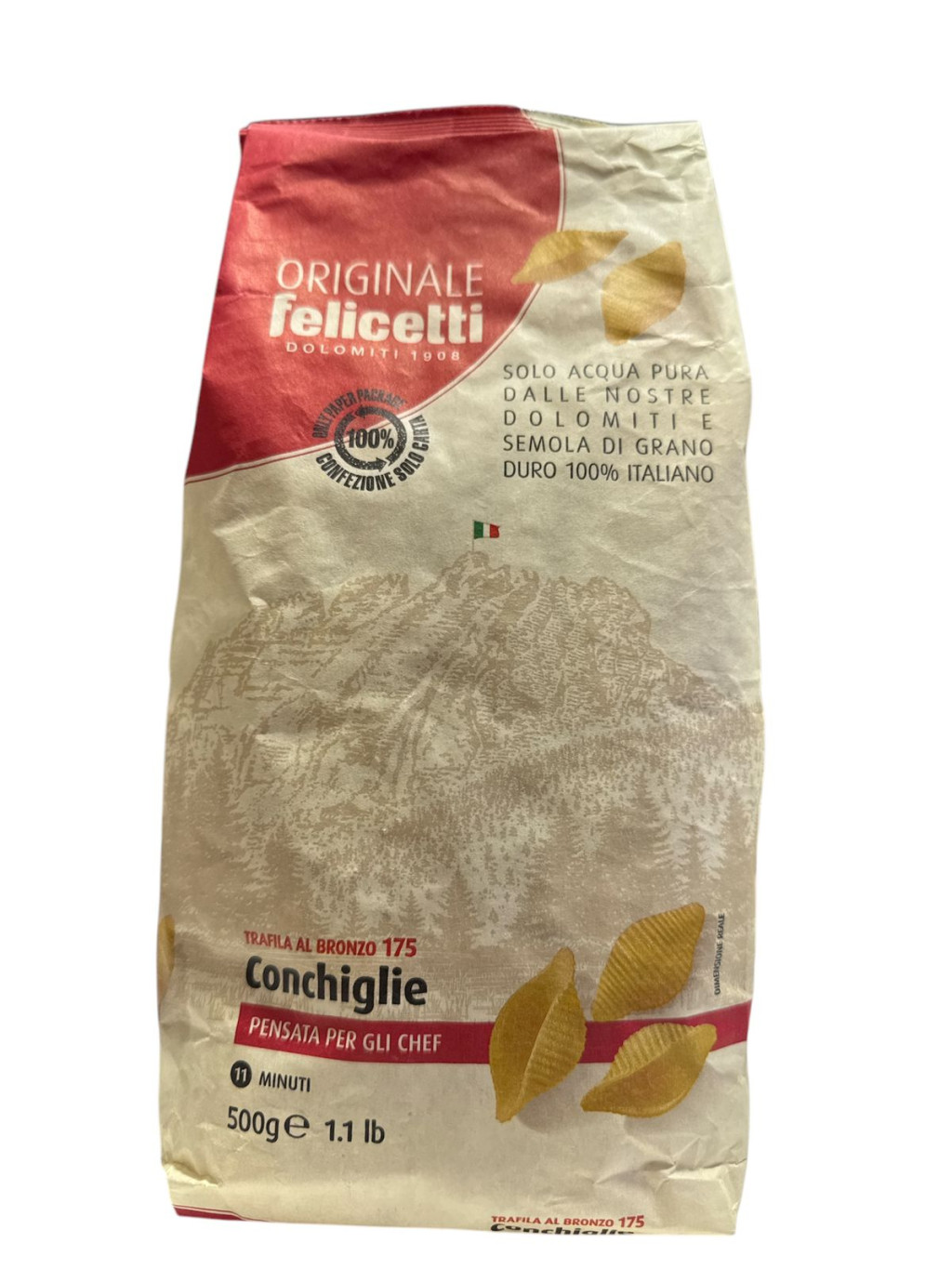 معكرونة على شكل أصداف - 500 جرام