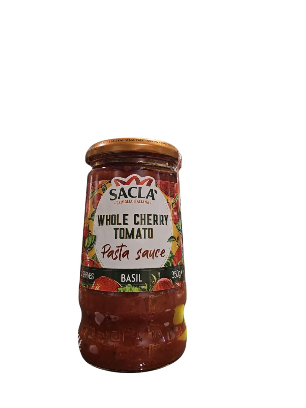 صلصة الباستا بالطماطم الكرزية والريحان - 350 جرام