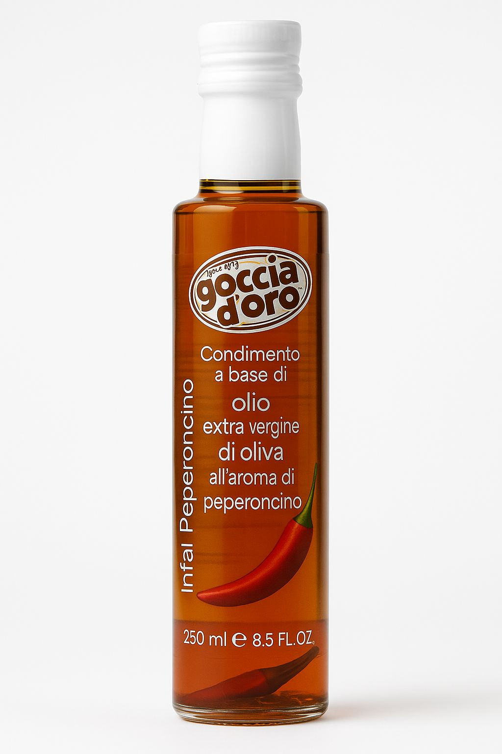 زيت زيتون بكر ممتاز بالفلفل الحار - 250 مل