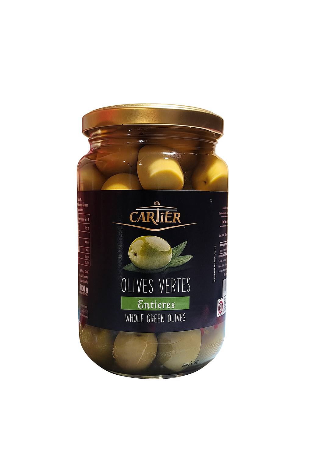 كارتير زيتون أخضر كامل بالنواة - 360 جرام
