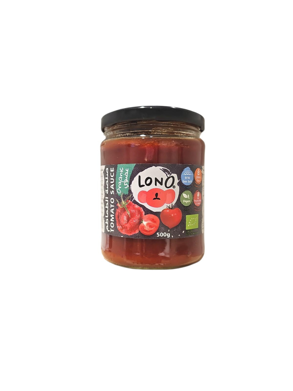 صلصة الطماطم لونو العضوية – 500 جرام