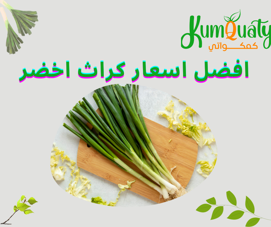 إليك افضل اسعار كراث اخضر من متجر كمكواتي
